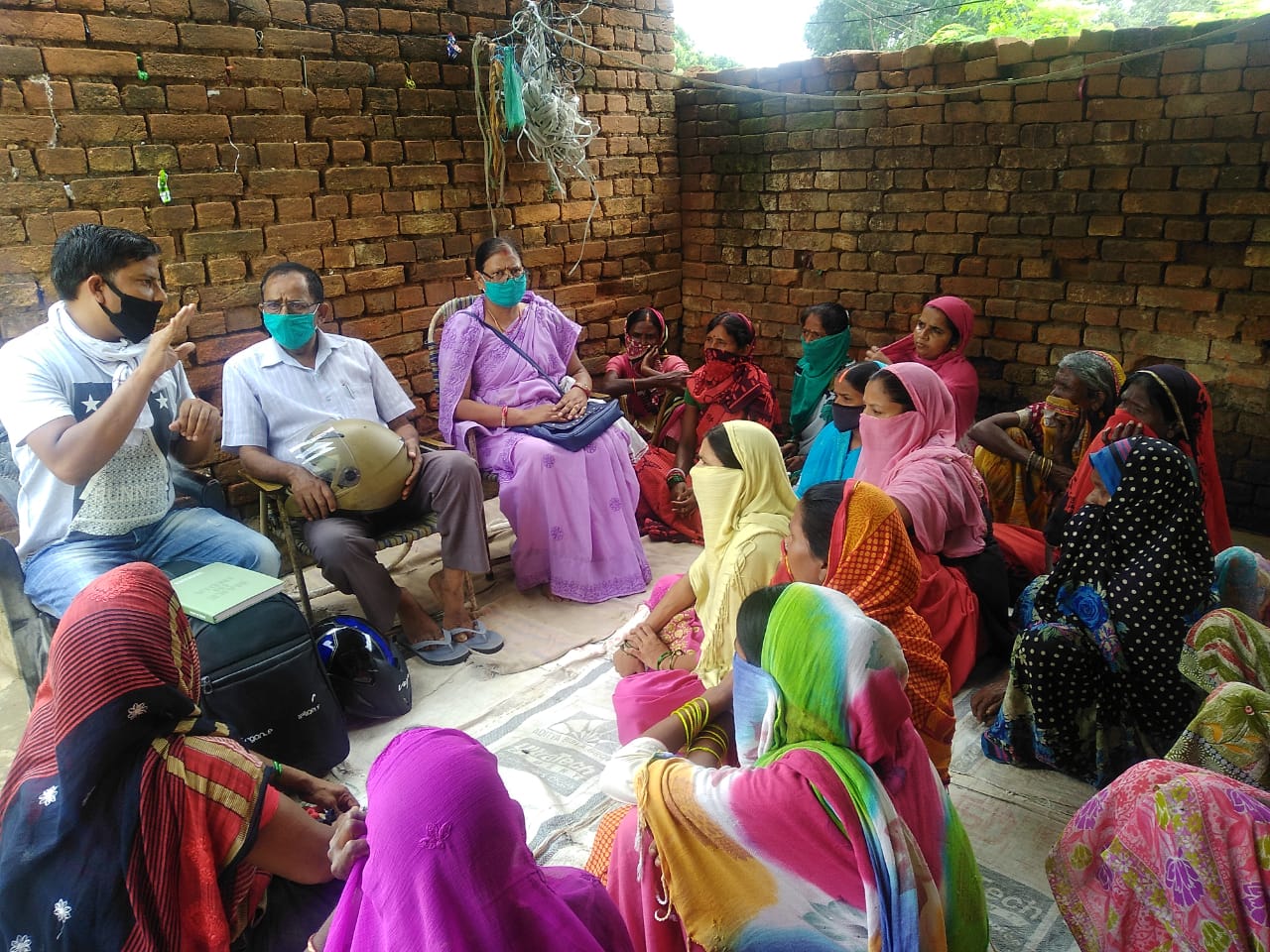 Women's self-help group meeting in a Jharkhand village
