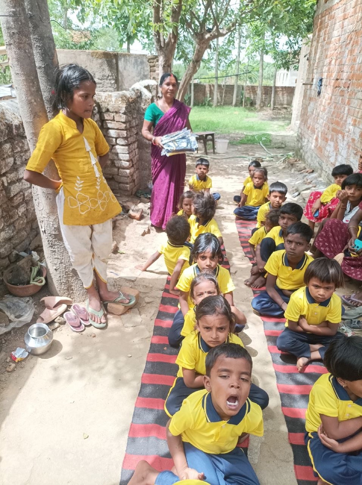 Dress Distribution at Five Balbadi Centres