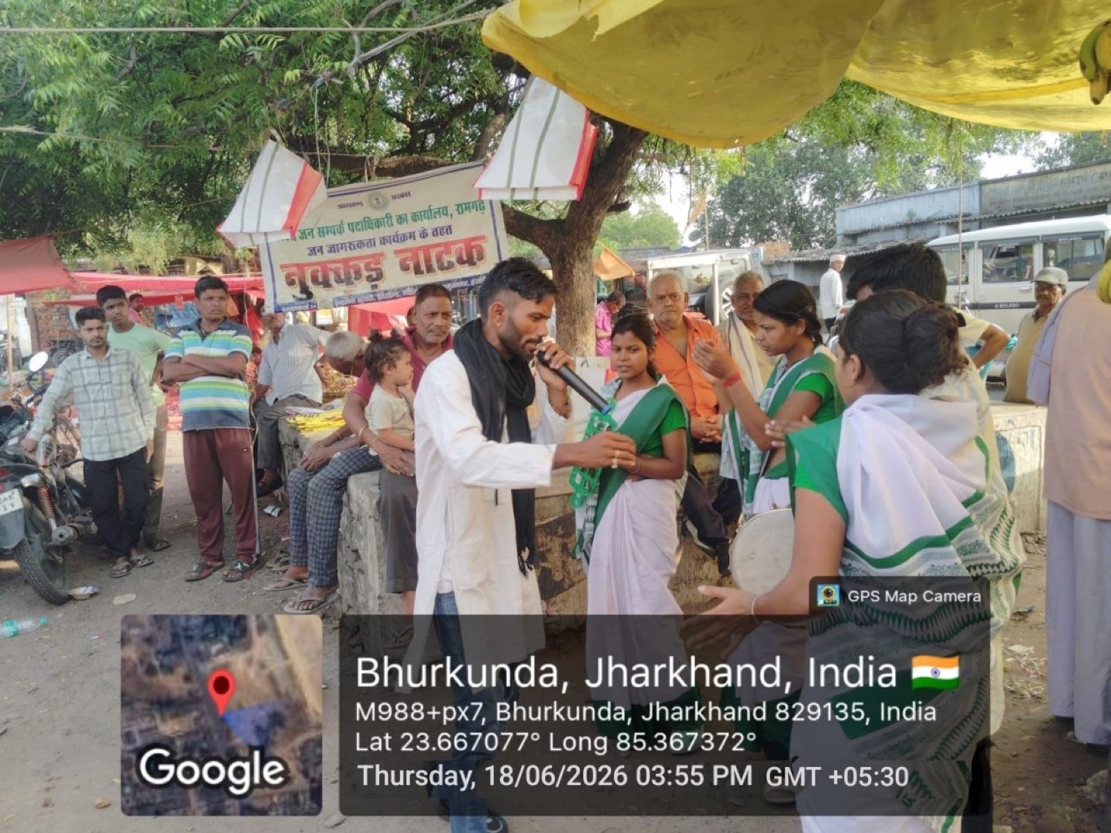Nukkad Natak on Nasha Mukti (De-addiction) in Patratu Block